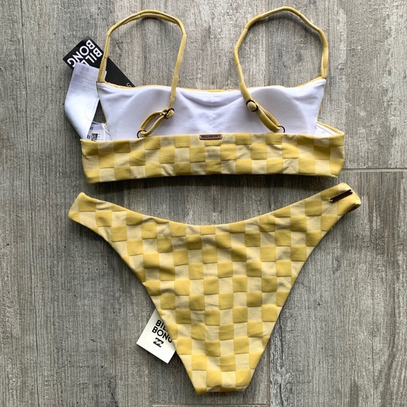 🔥🔥BILLABONG - CHECK BRALETTE HIKE BIKINI SET🔥🔥 - Picture 8 of 10